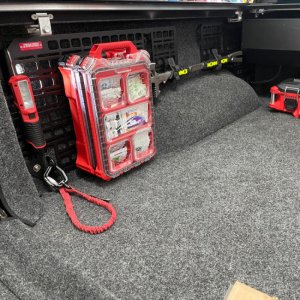 RAM 1500 Bedside Rack System - BuiltRight Industries - 4pc Kit - `19-`27